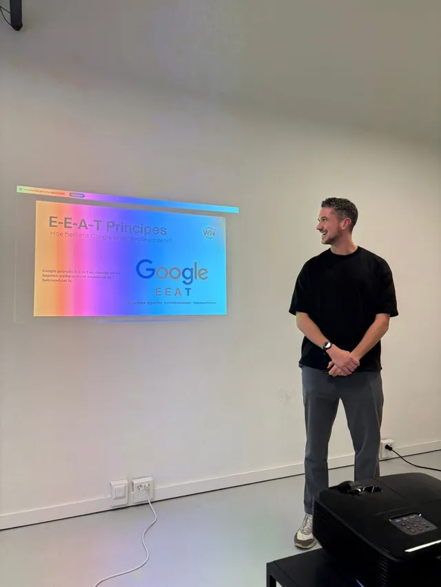 Willem Nales geeft een SEO basis training over de pijlers van zoekmachine-optimalisatie